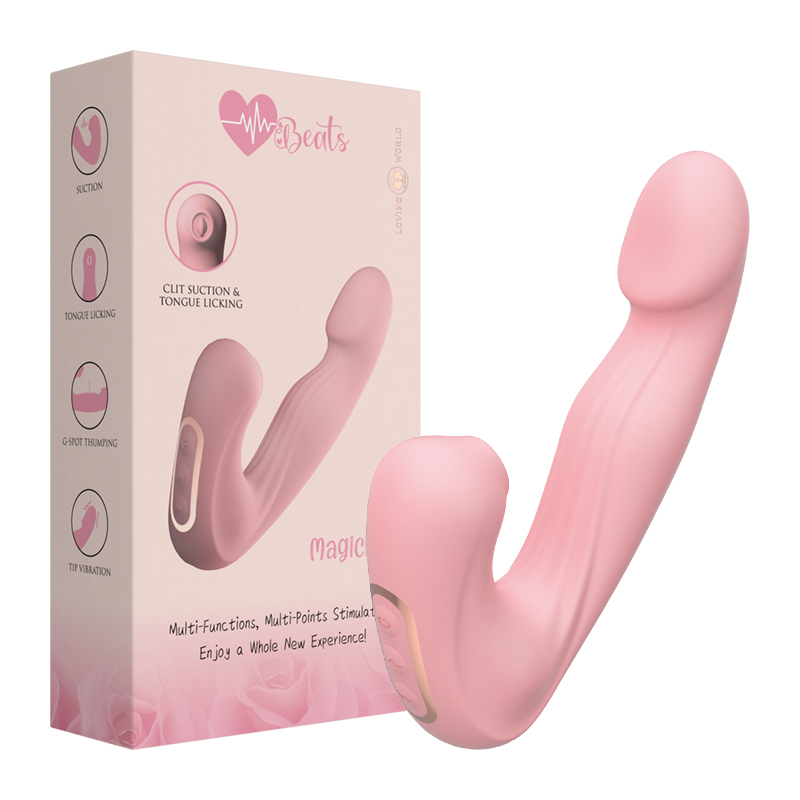 Vibrator cu aspirație și zgomot